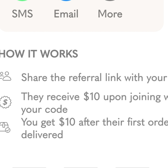 FREE $10 WHEN YOU SIGN UP as NEW Posher Please Use One Time Code LATTEBILL 4 $10 - Picture 2 of 2